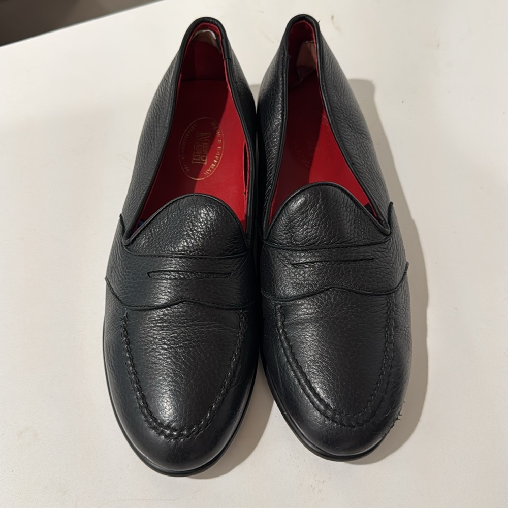 Black 10 1/2 Maus & Hoffman loafers.